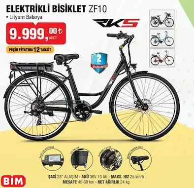 RKS ZF10 ELEKTRİKLİ BİSİKLET RKS ZF10 ELEKTRİKLİ BİSİKLET